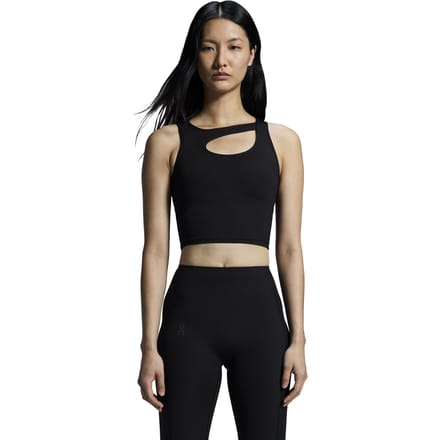 On Studio Cut-out Crop 1 Black Maat: M | Sport BH's Outlet | Dames | Zwart