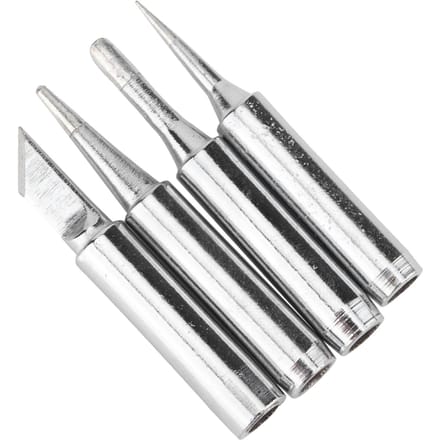 4 Stuks Soldeerbout Tips Koper Soldeer Station Constante Temperatuur Lashoofd 936 Zilver