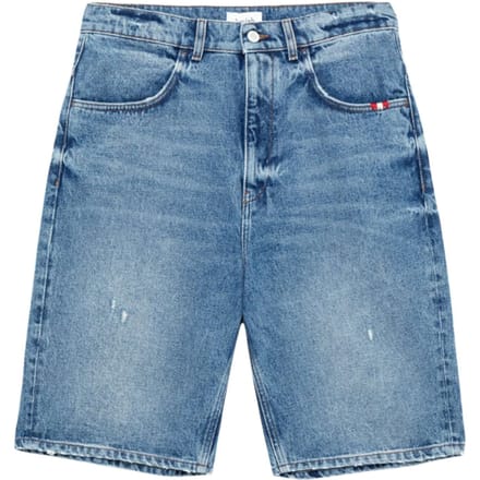 Amish Supplies Tommy denim shorts bermuda brede been jeans - labrea denim