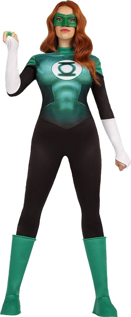 FUNIDELIA Green Lantern Kostuum voor vrouwen - Maat: M - Groen