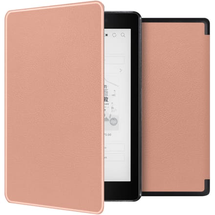 imoshion Slim Hard Case Bookcase voor de Kobo Aura One - Rosé Goud