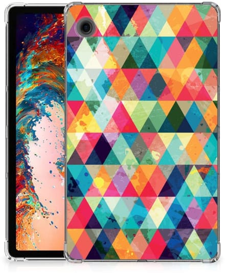 Samsung Galaxy Tab A11/Tab A9 Hippe Hoes Geruit