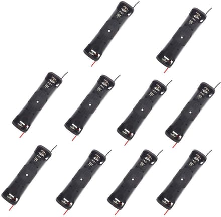 10 Stuks 18650 Batterijclips en Batterijhouders met Connect Leads