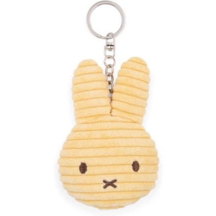 Nijntje corduroy sleutelhanger, formaat 10 cm, kleur creme