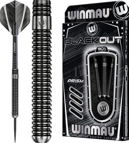 Winmau Blackout 1 90% - Dartpijlen
