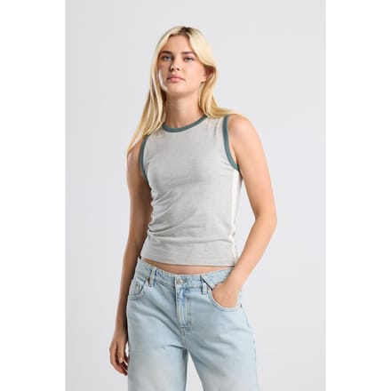 America Today Glory Mid Grey Melange Größe: XS | Tanktops Outlet | Damen | Grau