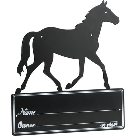 Paarden silhouet stalbord Hippotonic