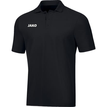 Jako Base Polo Heren - Zwart | Maat: S
