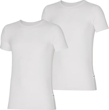 Apollo T-shirts Round Neck Heren Biokatoen Wit 2 Stuks Maat M