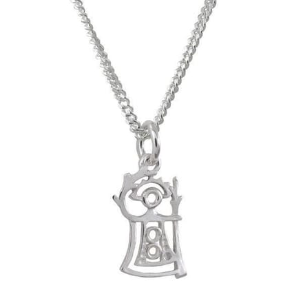 AuBor ®. Hanger. Zilver. "Akka" Godin van de vruchtbaarheid.