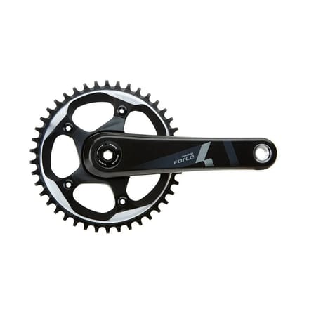 Crankstel sram force 1 42 tands bb30 1725mm 11 speed geen lagers stee - ZWART