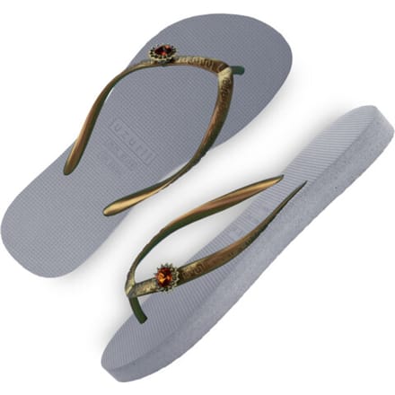 Uzurii Original Switch Dames Slippers Silver | Zilver | Kunststof | Maat 35/36 | 18.201.68