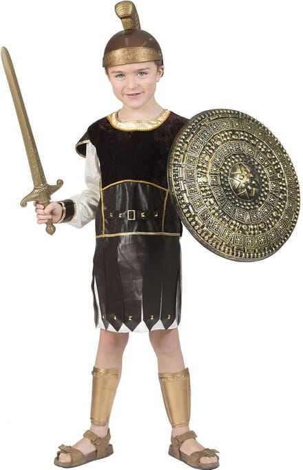 Romeinse soldaat pak Crixo jongen