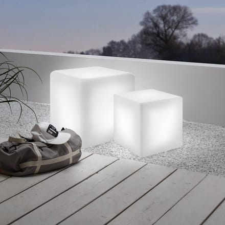 EGLO Bottona Staande lamp buiten - E27 - Ø 25 cm - Wit