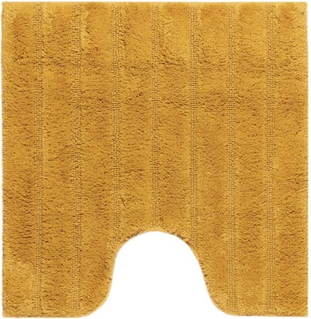 Casilin California WC-mat - 59 x 59 cm - Met uitsparing - Okergeel