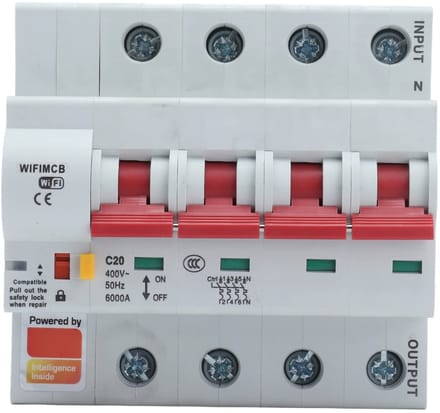 Allecto - Draadloze Wifi stroomonderbreker - Slimme Bluetooth 4P