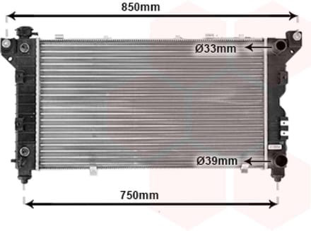 Van Wezel - RADIATOR VOOR CHRYSLER VOYAGER 1996-2001 04682587