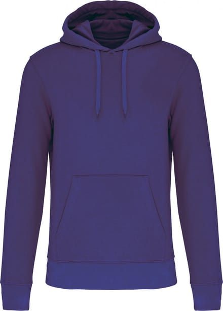 Kariban Ecologische herensweater met capuchon K4027 - Deep Purple - XL