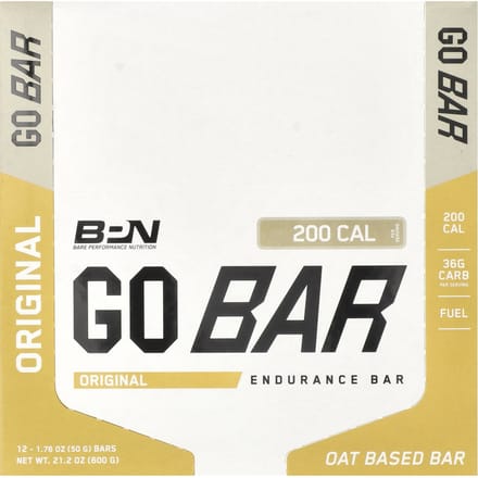 BPN, Go Bar, barre d'endurance, original, 12 paquets, 50g (1,76 oz) chaque