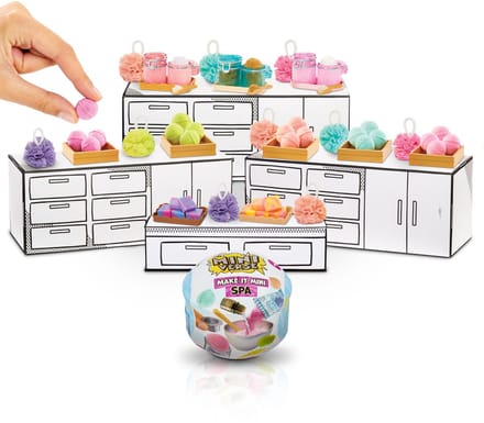 Make It Mini Spa creatief speelgoedpakket miniatuur badproducten.