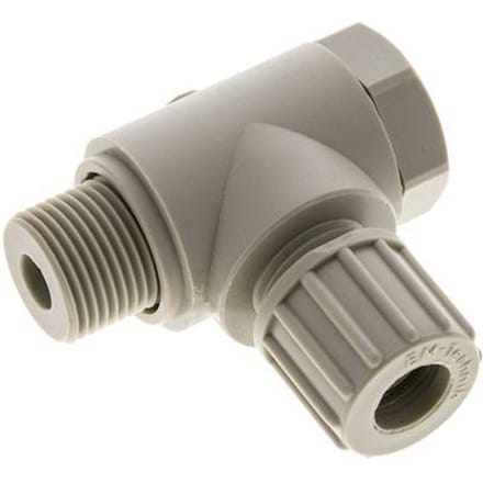 10x8mm & G3/8'' PP L-Vorm Knelfitting Buitendraad Banjo Bout 10bar