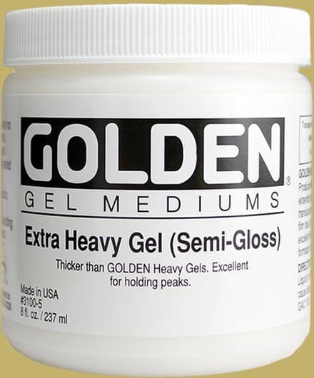 Golden | Gel Mediums | Extra Heavy Gel (Semi-Gloss) | Pot á 237ml