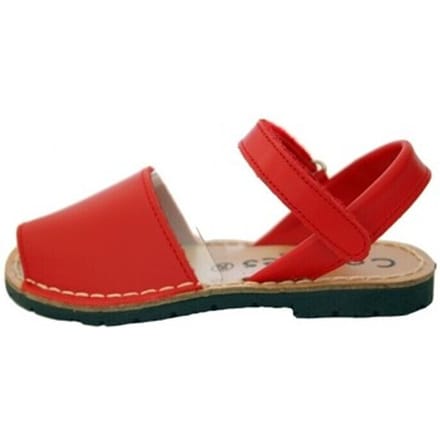 Platte sandalen Colores 207 Rojo