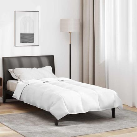 vidaXL Winter Dekbed 140 x 200 cm Winter Veren Wit Ademend