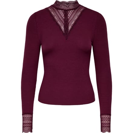 Slim fit shirt met lange mouwen van viscosemix model 'TILDE'