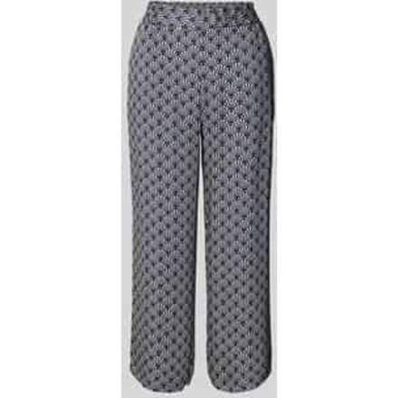 Straight leg stoffen broek met verkort model