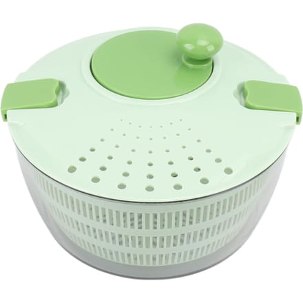 Essoreuse à Salade Plastique Gain de Temps Mélange Rapide Lavable Rotative Lave-Légumes pour Cuisine vert