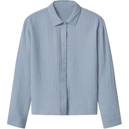 ESMARA KIDS Mousseline kinder blouse (Blauw, 146/152)