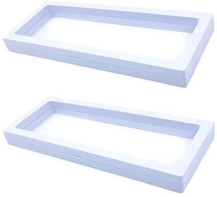 Store_8 - Drijvende framehouders - 3D display box - Wit