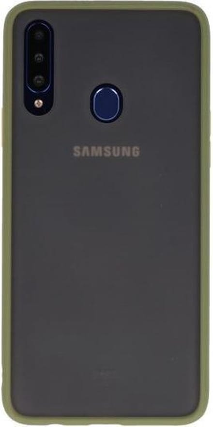 Hardcase Backcover Geschikt voor Samsung Galaxy A20s Groen