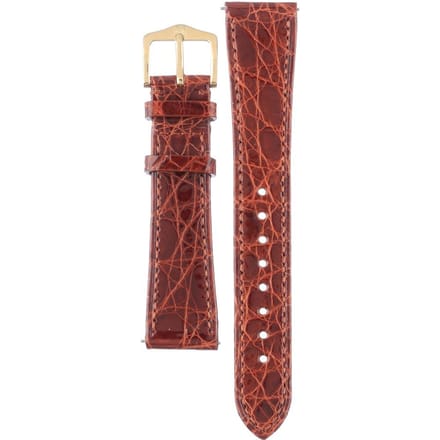 Hirsch 18900870-1-18 Genuine Croco Horlogeband