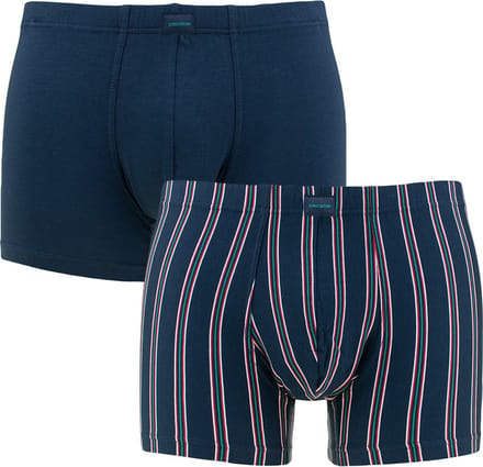 CECEBA heren 2P boxers modal stripe blauw