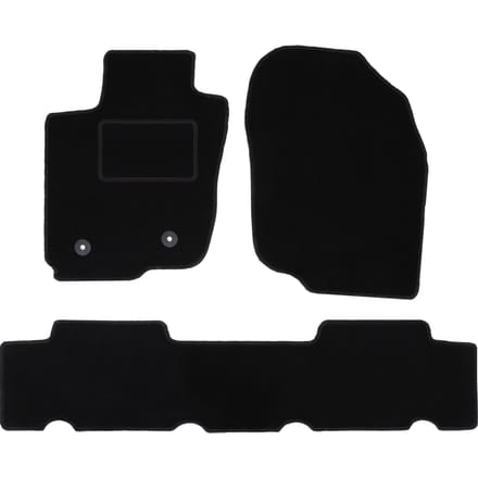 Zwarte veloursmatten voor: Toyota RAV4 III SUV (2006-2013)