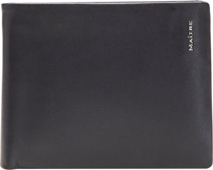 Maître Leren Portemonnee Abtweiler Galbert BillFold H9 Black Zwart