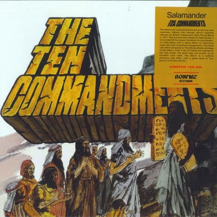 LP Plaat SALAMANDER - The Ten Commandments BONF011 Bonfire Records 2022 Europa Rock black