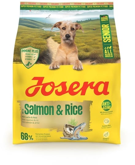 900 gr Josera senior salmon & rice hondenvoer