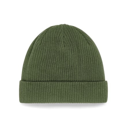 Beechfield Biologische Katoenen Beanie (Olijfgroen)