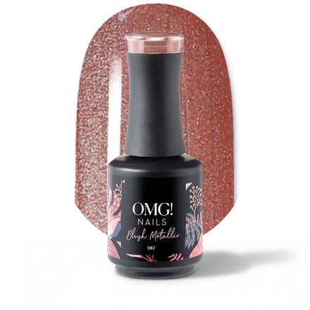 Limea Gellak 082 Blush Metallic 15ml - Gel nagellak - Glinster Gel lak - OMG nails