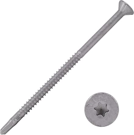 Wovar Vleugelteks schroeven Verzinkt Torx | 5.5 x 100 mm | Torx 25 | Doos 100 stuks