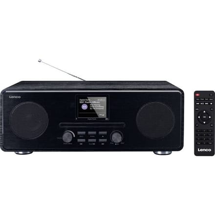 Lenco DAR-061BK - DAB radio cd speler met Bluetooth® - Zwart