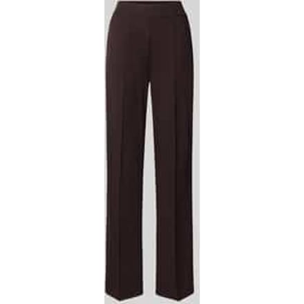straight fit broek van viscosemix