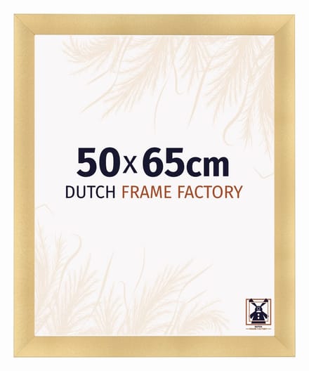Fotolijst 50x65 cm - MDF - Goud Mat - Praag