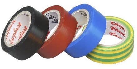 Isolatietape 4,5m lang en 15mm breed voor diverse toepassingen