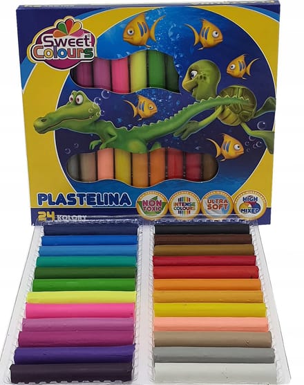 Koma-Plast Sweet Colors Kleiset - 24 Levendige Kleuren