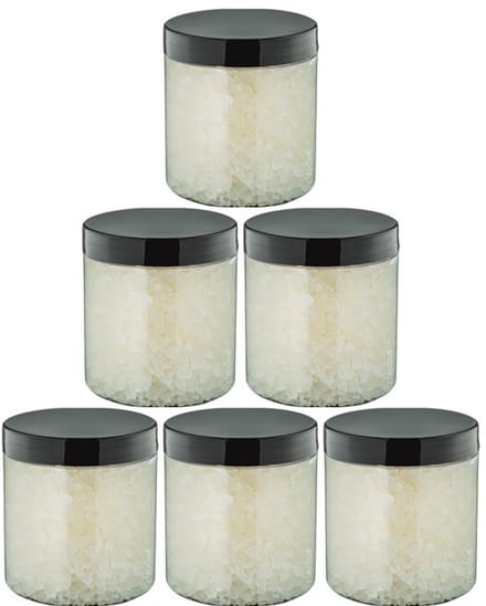 Claudius Badzout Relaxing Moment - 300 gram - Pot met zwarte deksel - set van 6 stuks