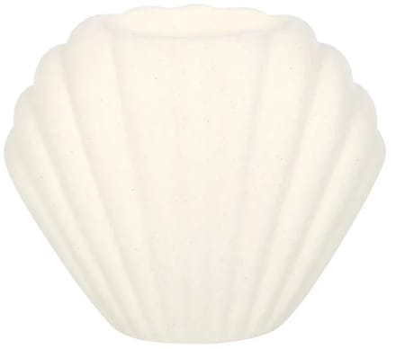 Oliebrander en wasverwarmer zeeschelp - wit